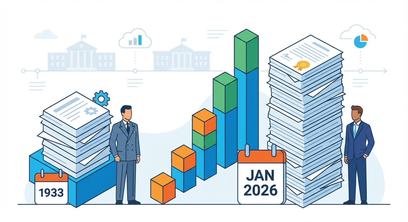 Illustration for Project 2025 in Practice: What One Year of Executive Orders Actually Changed